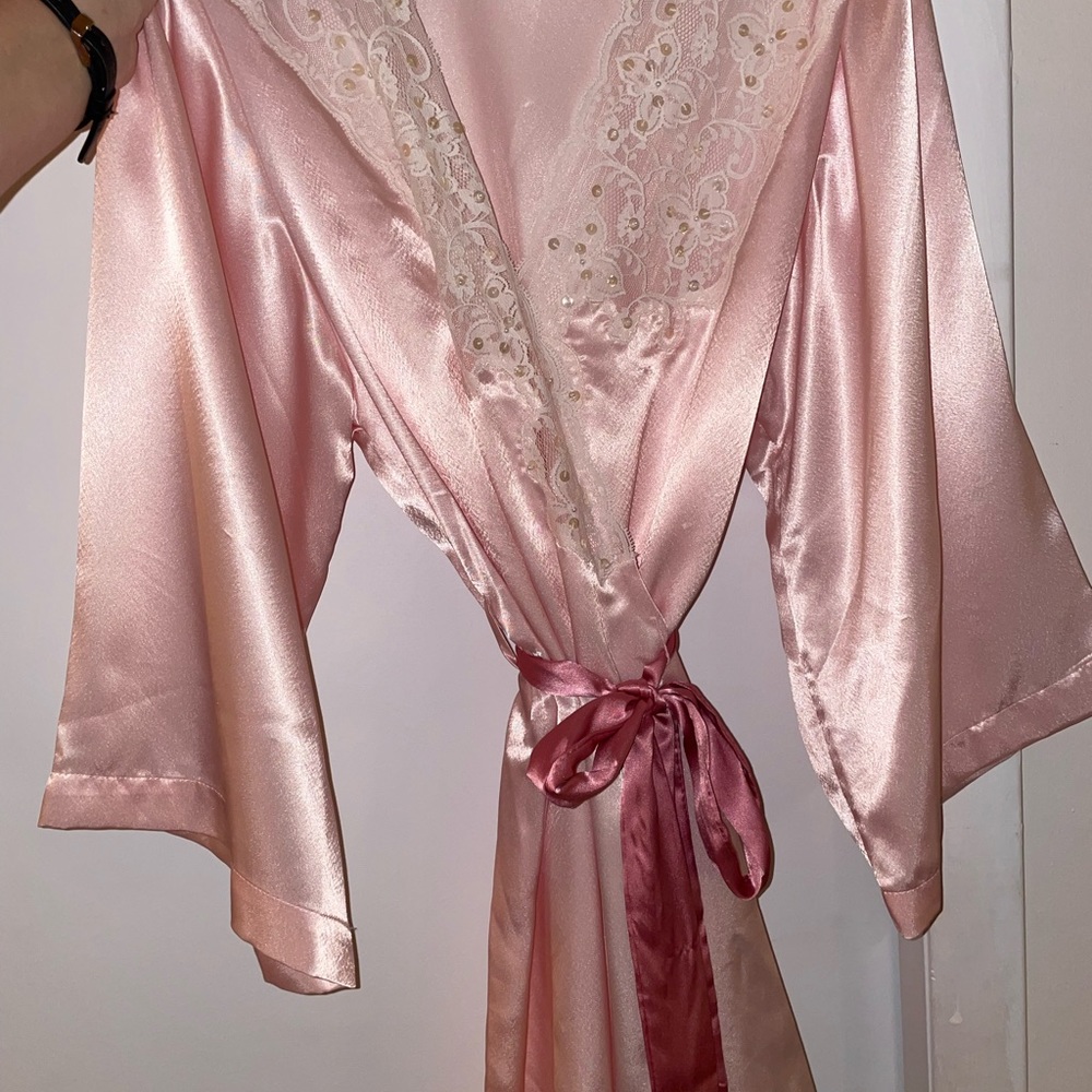 Pink Lingerie Robe - Picture 5 of 6